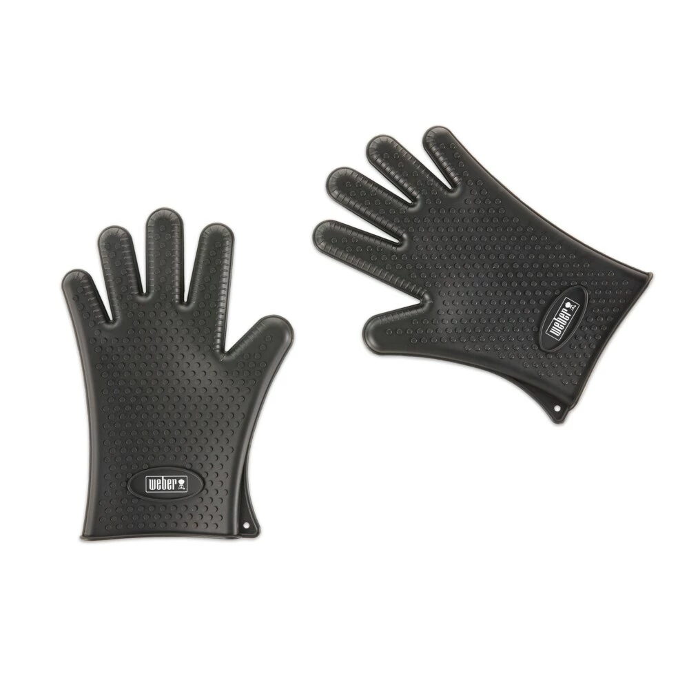 Weber Grilling Tools & Accessories 2-Pack Black Silicone Grill Gloves 2 Weber Grilling Tools & Accessories 2-Pack Black Silicone Grill Gloves - Image 2