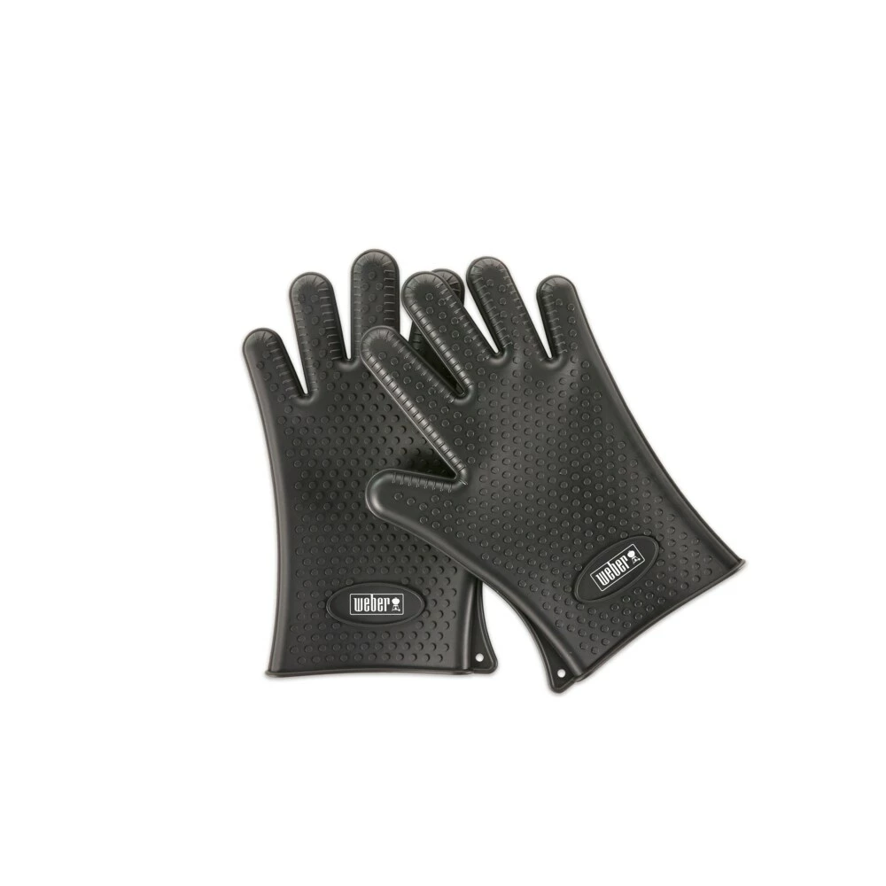 Weber Grilling Tools & Accessories 2-Pack Black Silicone Grill Gloves 3 Weber Grilling Tools & Accessories 2-Pack Black Silicone Grill Gloves - Image 3