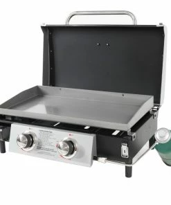 Blue Rhino Grills Blue Rhino Razor 2-Burner Portable LP Gas Griddle with Lid