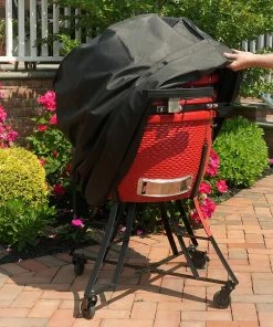 Universal Grilling Tools & Accessories 30-in W x 45-in H Black Kamado Grill Cover -Mmaster Outlet Shop 44207024