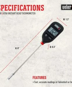 Weber Grilling Tools & Accessories Instant Read Thermometer -Mmaster Outlet Shop 44224638