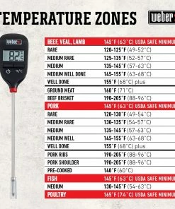 Weber Grilling Tools & Accessories Instant Read Thermometer -Mmaster Outlet Shop 44460952