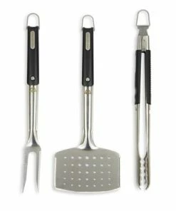 Pit Boss Grilling Tools & Accessories Pro 3-Pack Stainless Steel Tool Set -Mmaster Outlet Shop 684678400081xl
